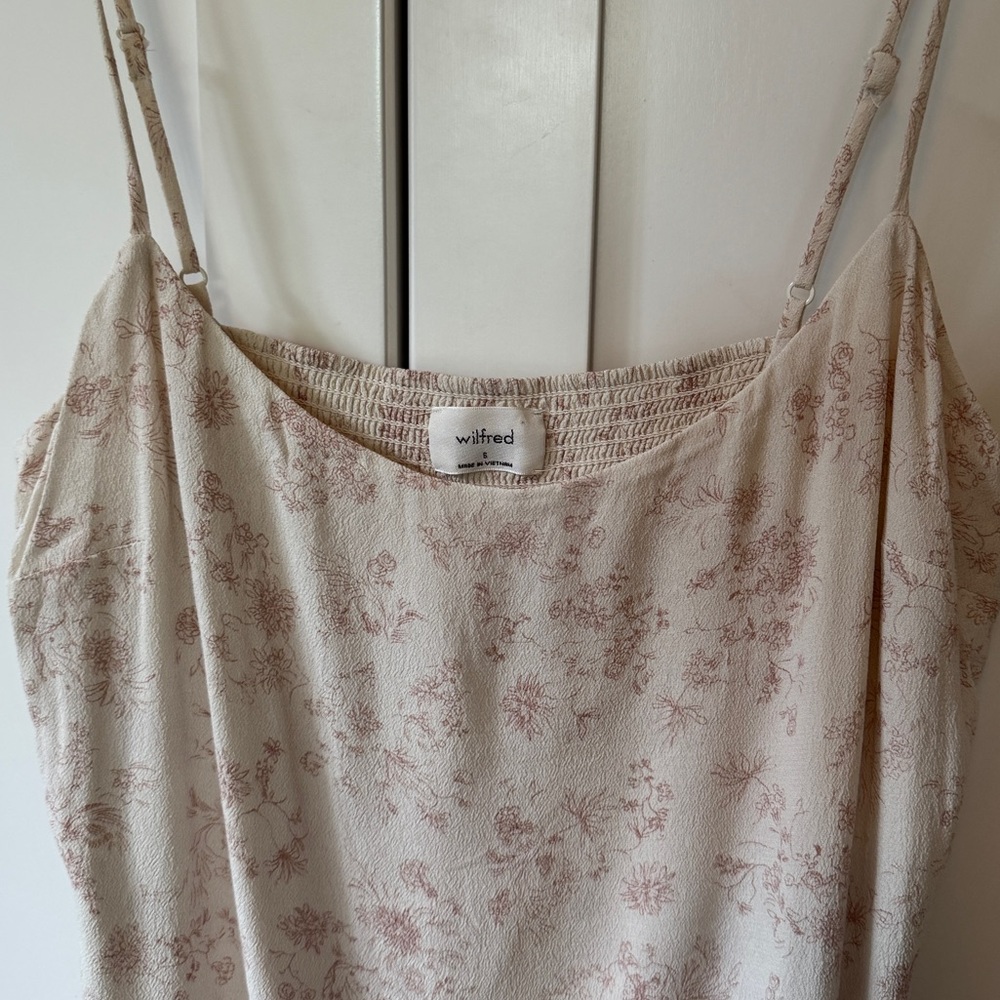 Aritzia toile floral dress